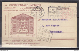 Kaart Van Bruxelles 4 Naar Bruxelles Le Phenix Bruxelles La Continentale Menkes - ...-1959