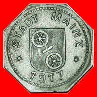 * SILVER WHEELS NUREMBERG: GERMANY MAINZ ★ 5 PFENNIGS 1917!★LOW START ★ NO RESERVE! - Notgeld