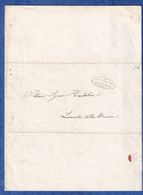 Lettre Ancienne De 1865 - VATICANO - Anticamera Pontificia - Sua Santita Si Degnera Ammetterlo All Udienza - Roma - ...-1929 Voorfilatelie