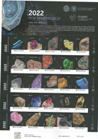 Czech Republic 2022 - Minerals, , 25 Personalised Self-adhesive Stamps, MS, MNH - Andere