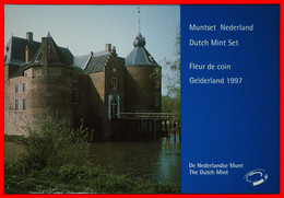 * BEATRIX (1980-2013): NETHERLANDS ★MINT SET 1997 (6 COINS + MEDAL GELDERLAND)! TO BE PUBLISHED!★LOW START ★ NO RESERVE! - Jahressets & Polierte Platten