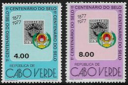 CABO VERDE 1977 CENTENÁRIO DO SELO DE CABO VERDE - CENTENAIRE DU TIMBRE DE CAP VERT - Cap Vert