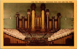 Utah Salt Lake City The Mormon Tabernacle Choir Cuirteich - Salt Lake City