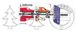 PAYS BAS LETTRE POUR LA FRANCE EUROPA 2013 CAMIONNETTE DE LA POSTE NEERLANDAISE, FLAMME SAPIN AMSTERDAM 2021, A VOIR - 2013