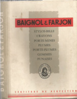 Protège-Cahiers  STYLOS BAIGNOL ET FARJON - B