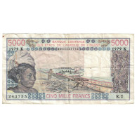 Billet, Communauté économique Des États De L'Afrique De L'Ouest, 5000 Francs - West African States