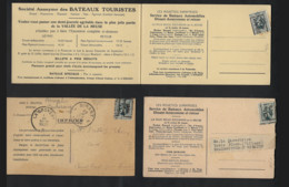 7 Postkaarten Allen Gefrankeerd Met Voorafgestempelde Zegels Van DINANT ; Details & Staat Zie 4 Scans! LOT 305 - Otros & Sin Clasificación