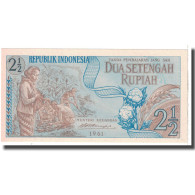 Billet, Indonésie, 2 1/2 Rupiah, 1961, KM:79, SUP - Indonésie