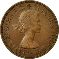 Monnaie, Grande-Bretagne, Elizabeth II, 1/2 Penny, 1955, TTB, Bronze, KM:896 - C. 1/2 Penny