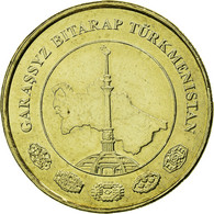 Monnaie, Turkmanistan, 10 Tenge, 2009, SUP, Laiton, KM:98 - Turkmenistan