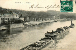 Corbeil * La Pêcherie * Péniche Batellerie - Corbeil Essonnes