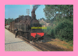 CPM  CALLAC  Reseau Breton , Ligne Carhaix Gungamp , Locomotive Mallet E 415 En Tete D Un MV - Callac