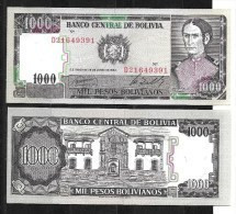 Bolivie :1000 Pesos Bolivianos 1982 (pas Circulé) Neuf - Bolivia