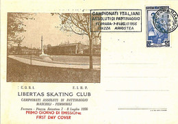 10829 - ITALY - POSTAL HISTORY 1956 - SPORT - HOCKEY - Hockey (sur Gazon)