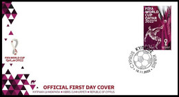 Chypre (grec) - FDC° - FIFA World Cup Qatar 2022 - Coupe Du Monde Quatar / Wereldbeker Qatar - Used Stamps