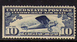 Etats-Unis - (1927)   -  Poste Aerienne   Traversee De L'Atlantique Par Lindbergh - Neufs* - MLH - 1b. 1918-1940 Ungebraucht