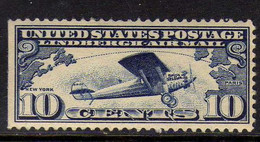 Etats-Unis - (1927)   -  Poste Aerienne   Traversee De L'Atlantique Par Lindbergh - Neufs* - MLH - 1b. 1918-1940 Neufs