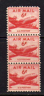 Etats-Unis - (1947)   -  Poste Aerienne   Avion En Vol  Neufs** - MNH - 2b. 1941-1960 Ungebraucht