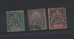 LOT 631 - SAINT PIERRE ET MIQUELON   LOT DE TIMBRES  N° 62/63 Et 66 Dent Courte En Haut à Droite - Cote 42,50  € - Used Stamps