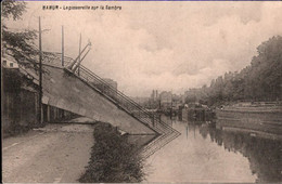 ! Alte Ansichtskarte Namur, Bridge, Brücke, Kanal, 1914, 1. Weltkrieg - Namur
