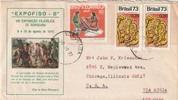 Brazil Old Cover Mailed - Brieven En Documenten