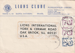 Brazil Old Cover Mailed - Lettres & Documents
