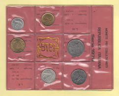 Italia Repubblica Serietta Privata 1978 Con 5 10 20 50 100 200 Lire  UNC Italy Italie - Set Fior Di Conio