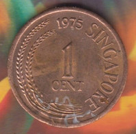 @Y@    Singapore  1  Cent 1975      (4613) - Singapour