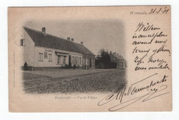 1 Oude Postkaart Westmalle  Dorpgezicht Afspanning  Hotel De Leeuw  1901  Uitgever Hermans - Westerlo