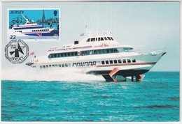 Jersey - Schiffahrt: Segelschiffe, Boote - Expédition: Voiliers, Bateaux - Shipping: Sailing Ships, Boats - Maritime