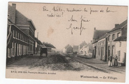 1 Oude Postkaart Westmeerbeek   Zicht Op Het Dorp  1904  UITG. D.V.D. - Westerlo