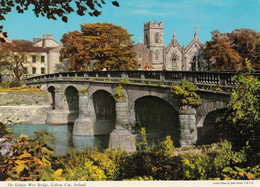 Galway City - The Salmon Weir Bridge Big Size Postcard - Galway