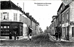 Villeneuve La Guyard Yonne Maison Cretoire épicerie Chillet Horlogerie 1906 Tb état - Villeneuve-la-Guyard