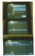 Photographie Minitel Messagerie écran  Texte Coquin Lot 3 Photos ; Photo 10x15,2 Cm Env - Objects