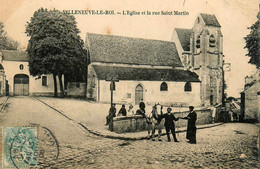 Villeneuve Le Roi * La Rue St Martin Et Place De L'église - Villeneuve Le Roi