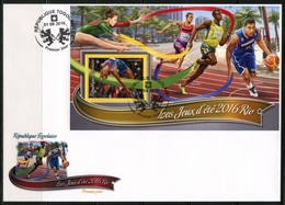 Togo 2016, Olympic Games In Rio, Basketball, Gymnastic, Athletic, BF In FDC - Estate 2016: Rio De Janeiro