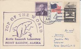 USA Point Barrow Card "Top Of The World"  Ca Barrow 7 SEP 1962 (RD198) - Scientific Stations & Arctic Drifting Stations