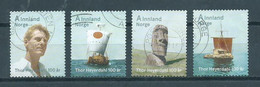 2014 Norway Complete Set Thor Heyerdahl Used/gebruikt/oblitere - Oblitérés