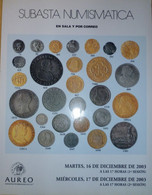 Catalogo D'asta Aureo - Asta 16-17/12/2003 - Livres & Logiciels