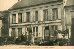 Chery Chartreuve * Café Jules SAUVAGE Epicerie Mercerie * Commerce Magasin Villageois - Autres & Non Classés