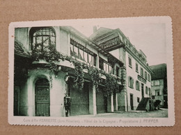 Carte Ferrette Hotel De La Cigogne Mr PFIFFER - Ferrette