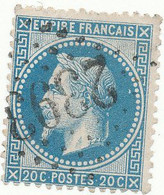 GROS CHIFFRES 2393  MONCONTOUR DE BRETAGNE - 1863-1870 Napoléon III Lauré