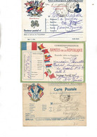 LOT DE 5 CARTES AUX DRAPEAUX  PERIODE 1914-1918 - Oorlog 1914-18