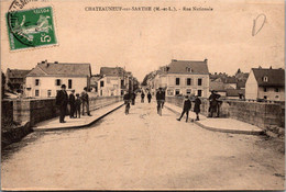 49 CHATEAUNEUF Sur Sarthe - Rue Nationale - Chateauneuf Sur Sarthe