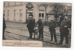 1 Oude Postkaart Wuustwezel  Café De Groote Nieuwe Buiten Weddenschap Sterke Peer Janssen.  1903 Smid Kerremans - Wuustwezel