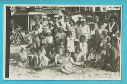 * Zeebrugge (Kust - Littoral) * (Carte Photo - Fotokaart) Plage, Beach, Strand, Animée, Enfants, Zeldzaam, Cabines, Old - Zeebrugge