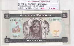 ERITREA 1997 1 NAKFA P1 - Erythrée