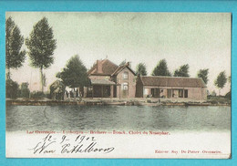 * Overmere Donk (Berlare) * (Editeur Suy De Potter) Uytbergen, Lac Overmeire, Chalet Du Nenuphar, Couleur, Old - Berlare