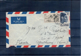 Polynésie Française. Enveloppe. De Papeete Pour Montbrison - Lettres & Documents