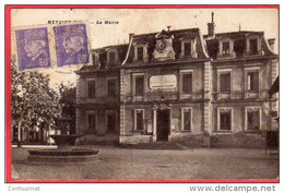 CPA 38 MEYZIEU La Mairie  ( Fontaine - Meyzieu